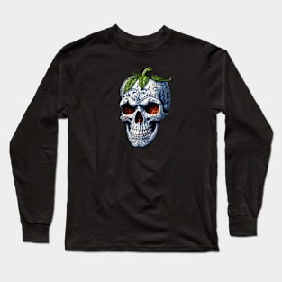 Spicy pepper skull Long Sleeve T-Shirt